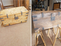 Restauro baule in legno Restauro baule in legno