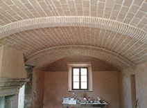 Sabbiatura soffitto in cotto Sabbiatura soffitto in cotto